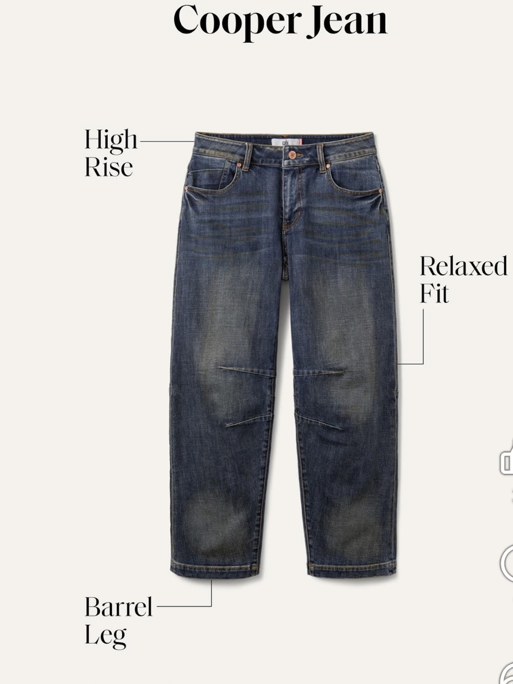 Cabi Cooper Jean (4 & 8)